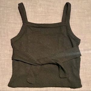 Madewell “Texture & Thread” wrap tank top